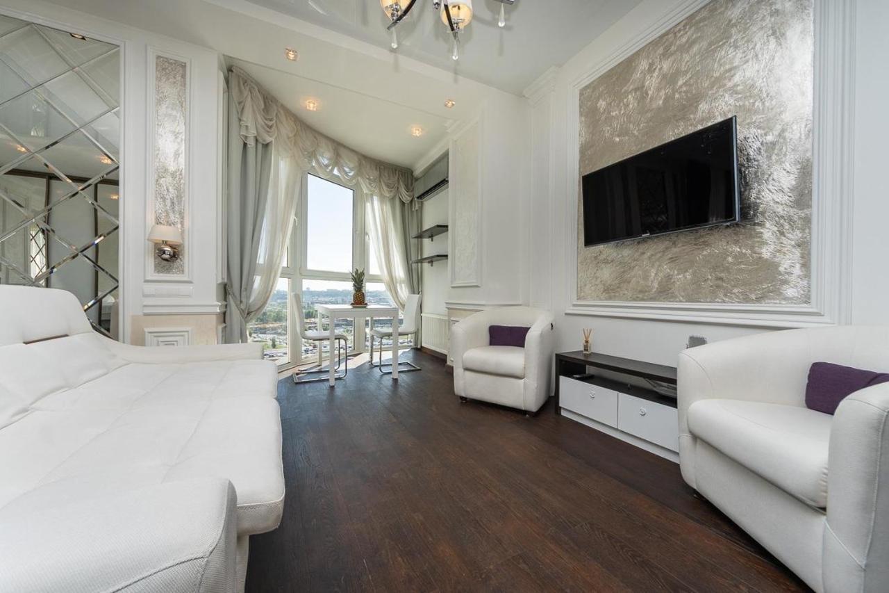 Exquisite Panoramic Views Apartment Dnipro Embankment Kyiv Exterior photo