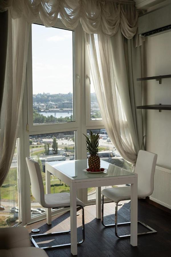 Exquisite Panoramic Views Apartment Dnipro Embankment Kyiv Exterior photo
